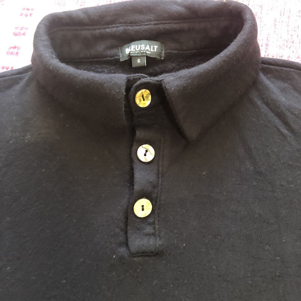 BLEUSALT Polo Shirt Boys VERY RARE Size 6 Navy Blue Excellent Condition - Picture 2 of 5